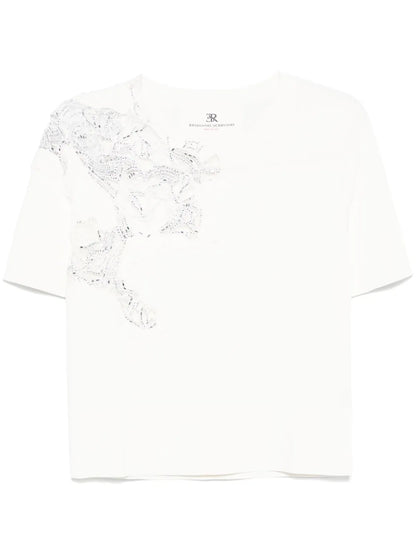 Crystal-Embellished T-Shirt