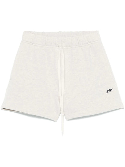Embroidered-Logo Shorts