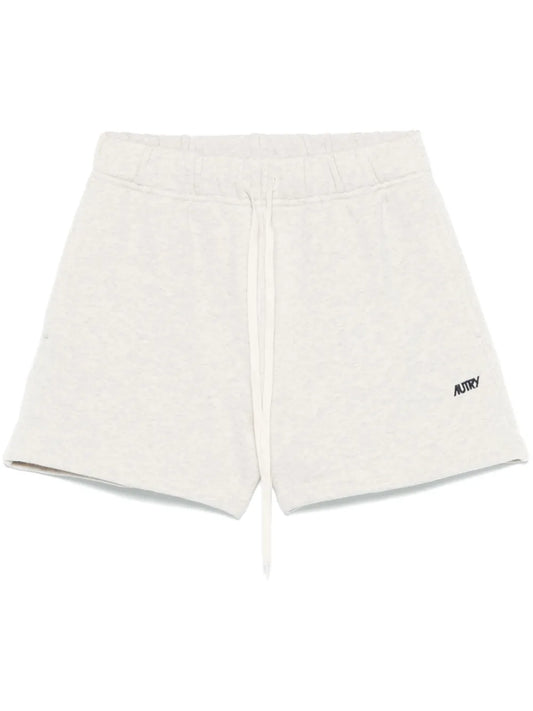 Embroidered-Logo Shorts