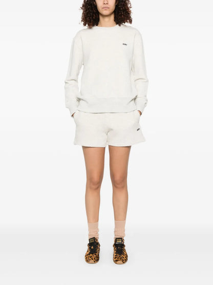 Embroidered-Logo Shorts