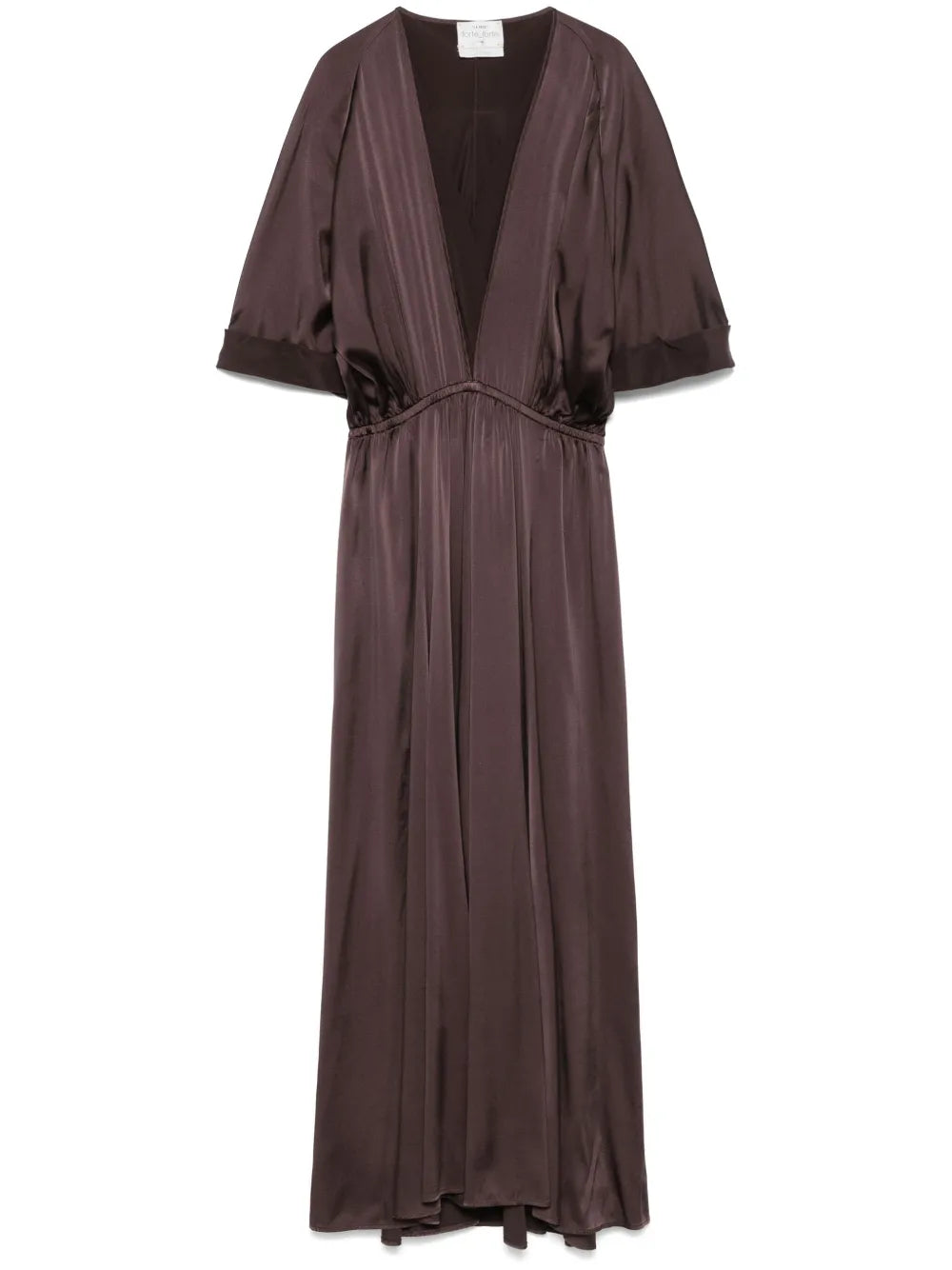 Half–Sleeve Maxi Dress