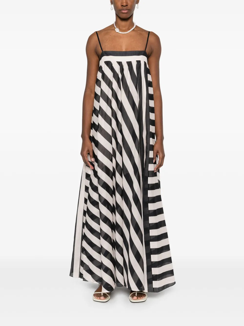Maxine Striped Maxi Dress