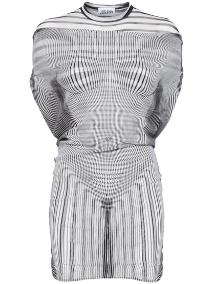 Illusion Mini Dress