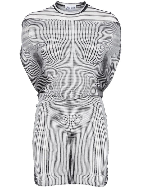 Illusion Mini Dress