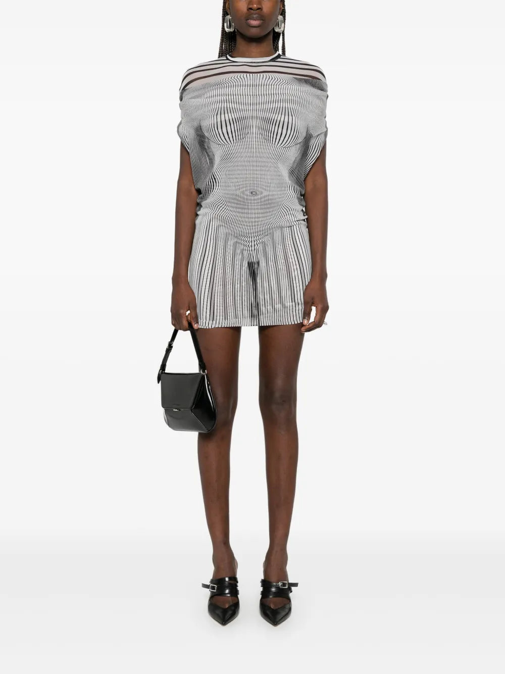 Illusion Mini Dress