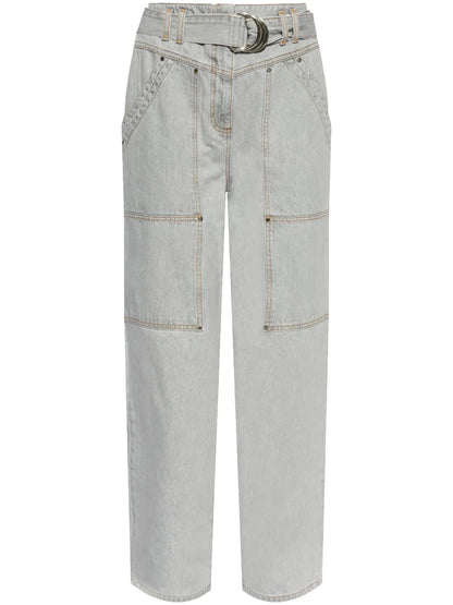 Belted Jeans