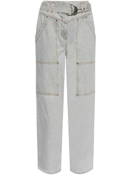 Belted Jeans