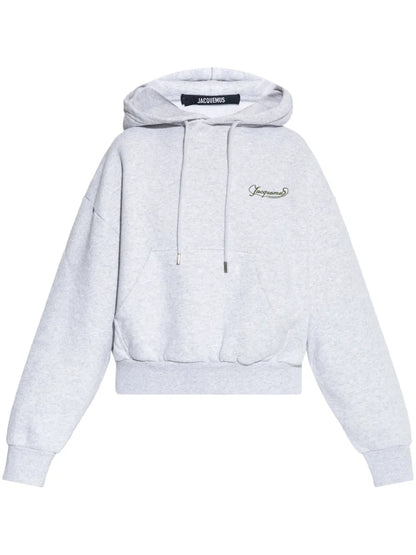 Logo-Embroidered Hoodie