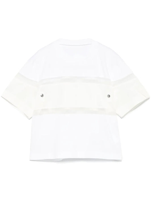 Contrast-Panel T-Shirt