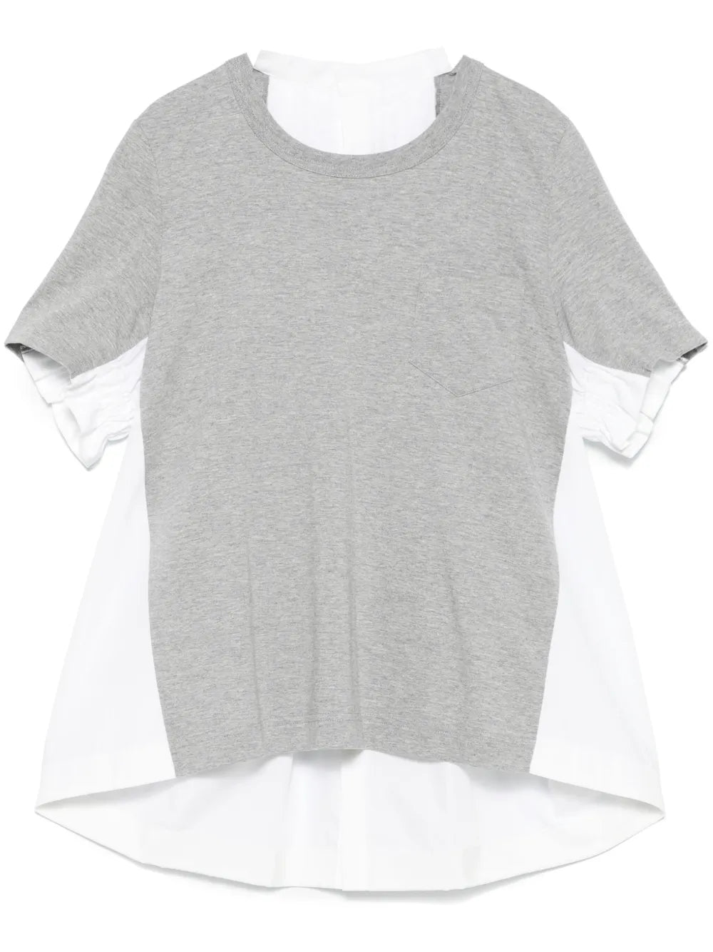 Contrast-Panel T-Shirt
