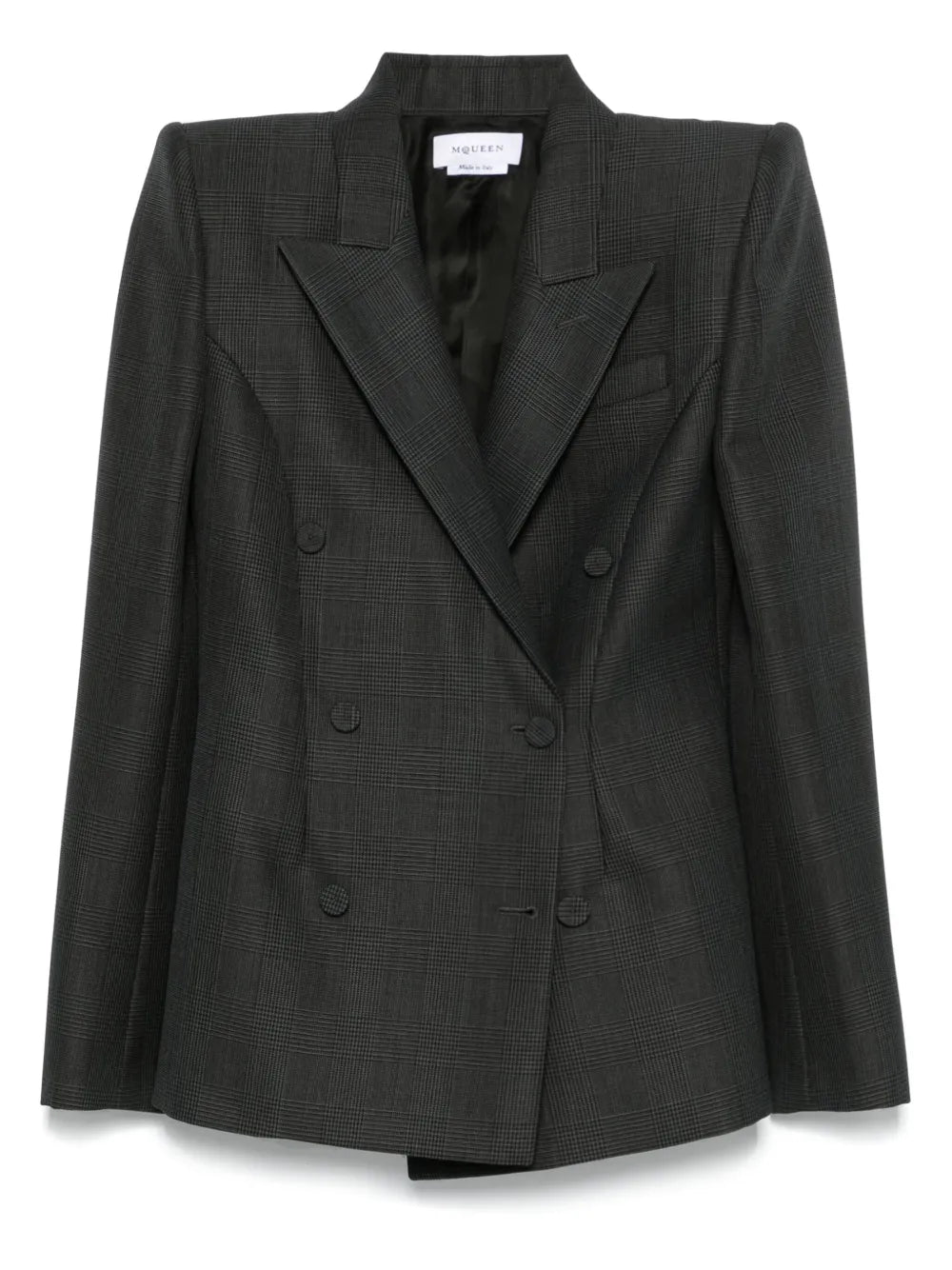 Prince Of Wales Double-Breasted Blazer