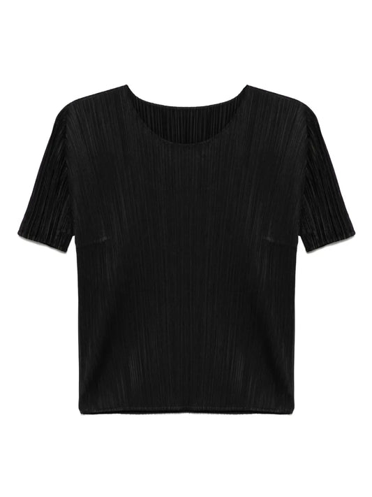 Plissé-Effect T-Shirt