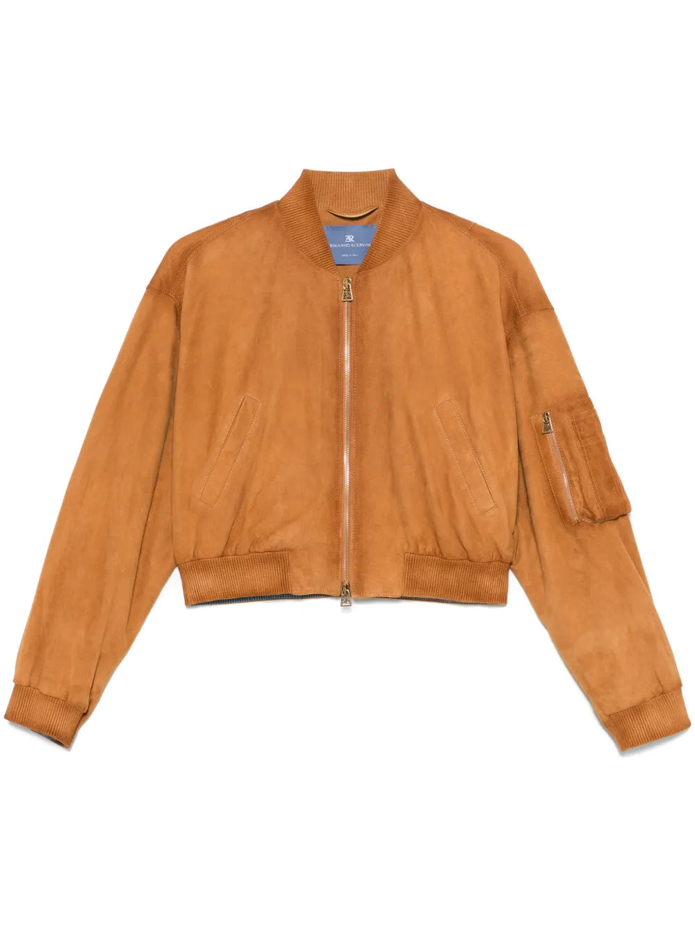 Suede Bomber Jacket