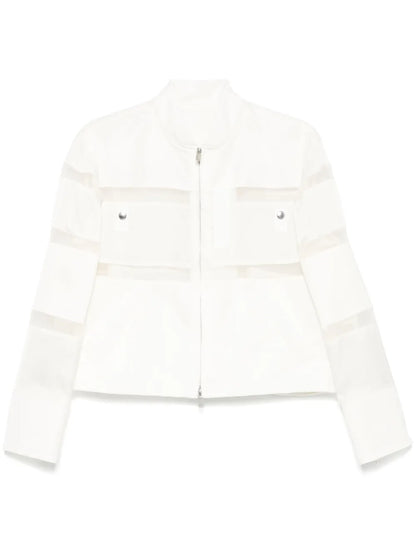 Contrast-Panel Jacket