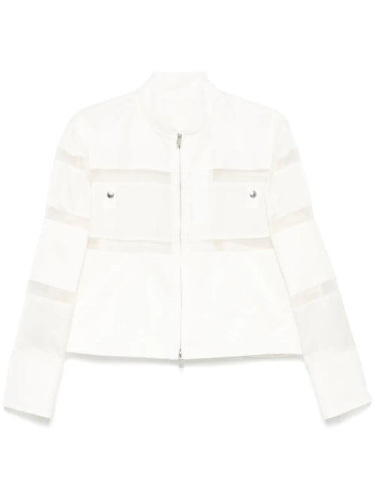 Contrast-Panel Jacket