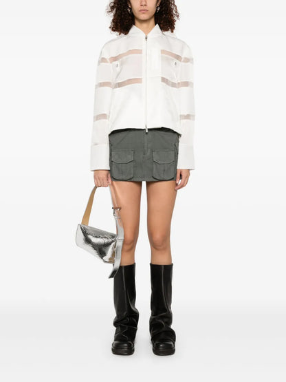 Contrast-Panel Jacket