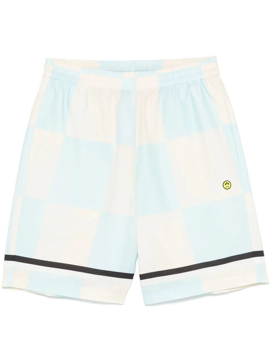 Check-Pattern Shorts