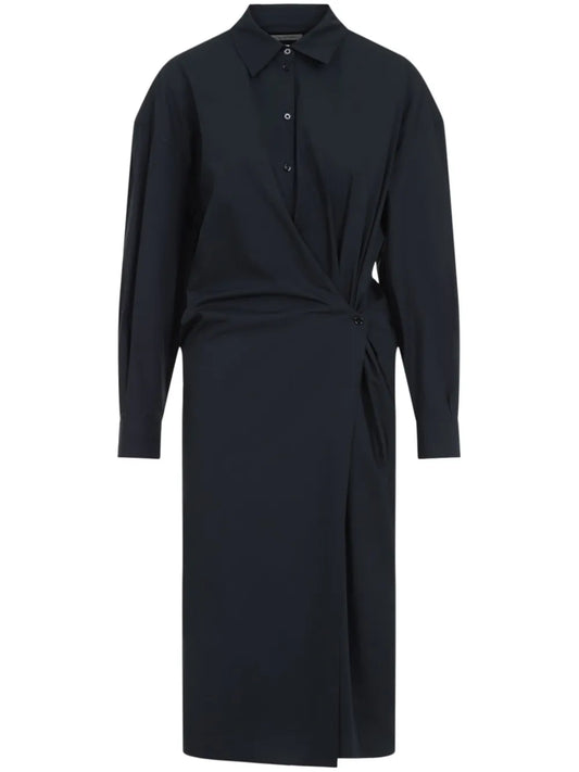 Draped Midi Dress