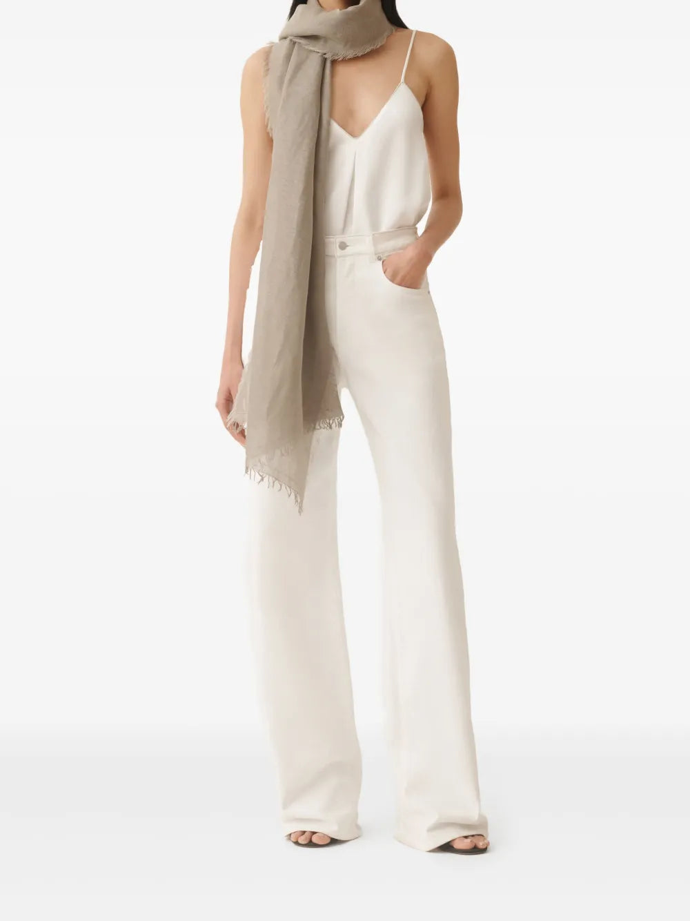 Inverted-Pleat Tank Top