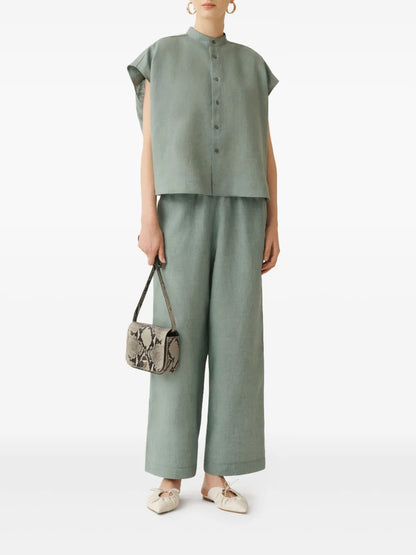 Straight-Leg Trousers