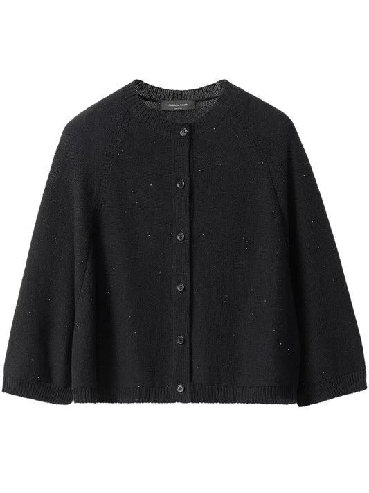 Sequin-Detail Cardigan