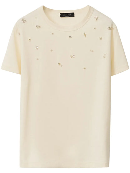 Bead-Embellished T-Shirt