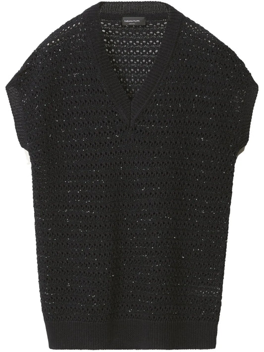 Open-Knit T-Shirt