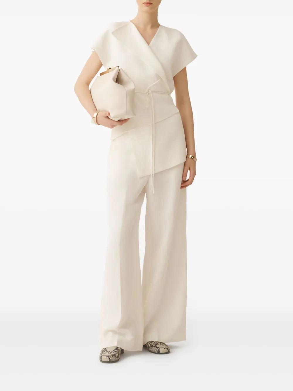 Wrap-Style Blouse