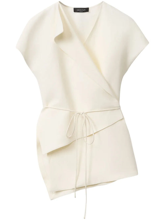 Wrap-Style Blouse