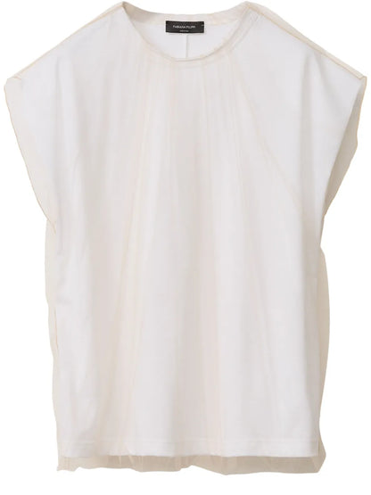 Organza-Overlay Top