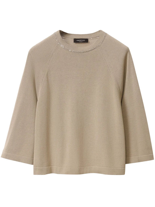 Sequin-Detail Sweater