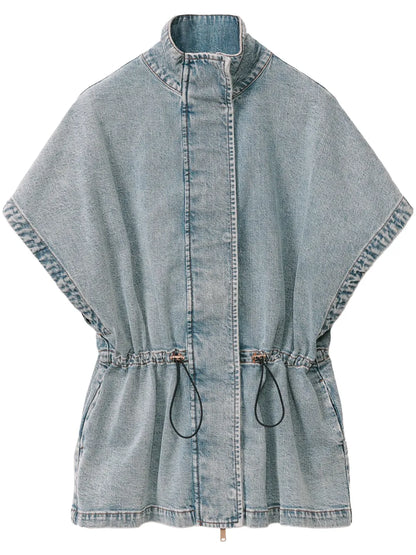 Drawstring-Waist Jacket