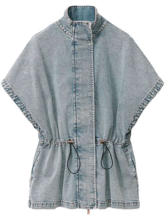 Drawstring-Waist Jacket