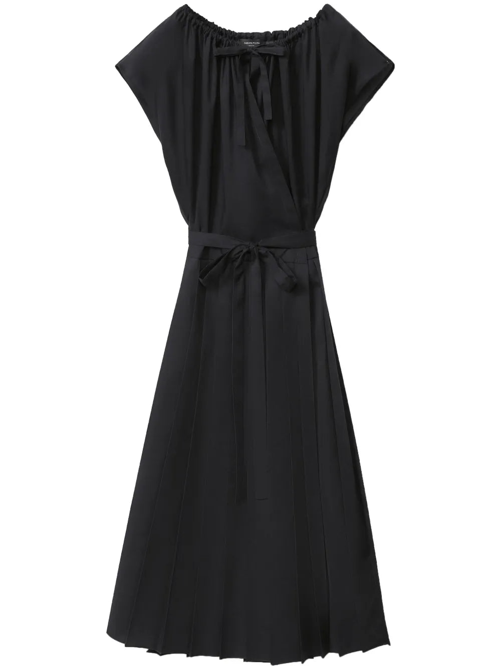 Pleated Midi Dress