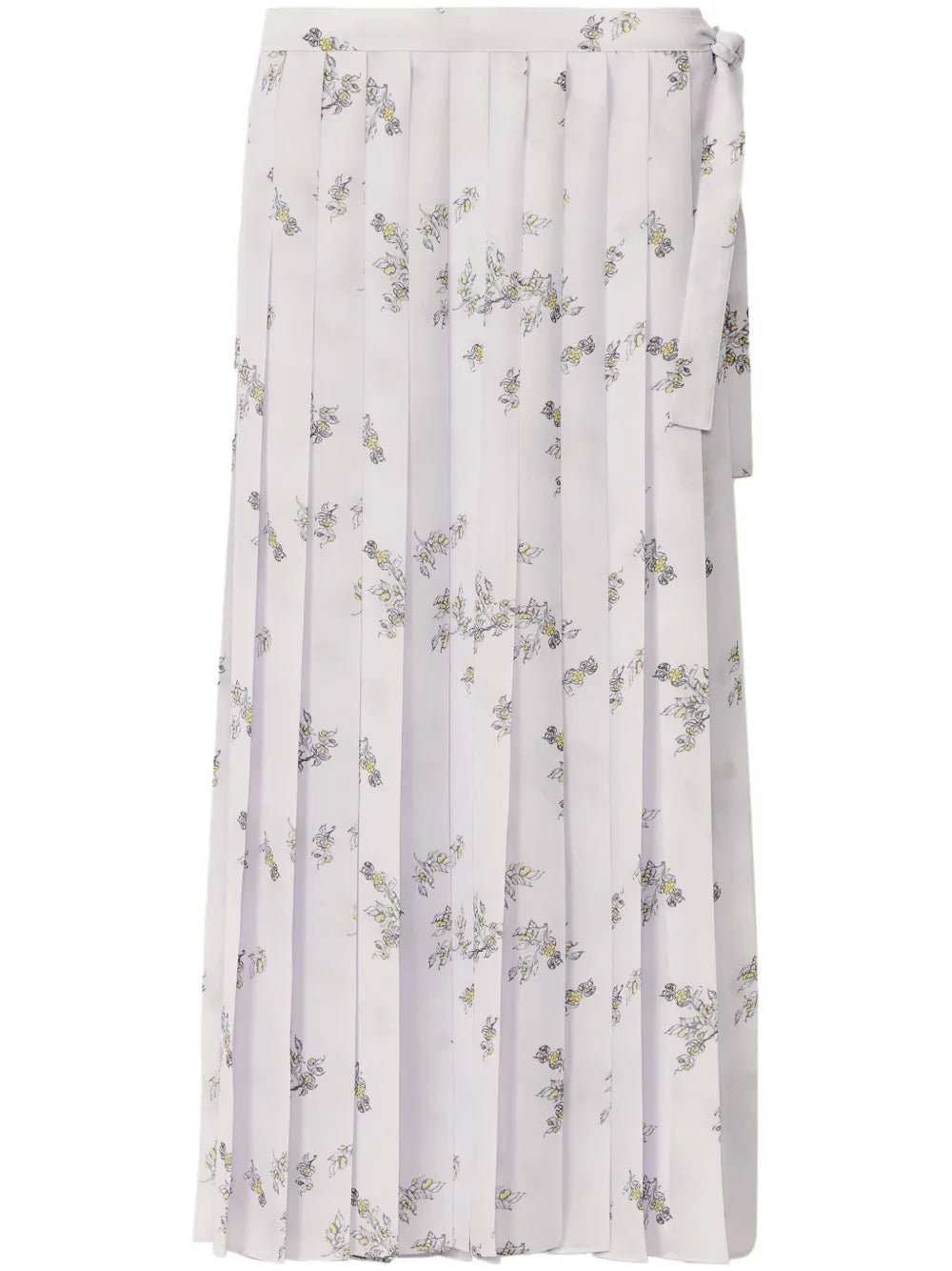 Floral-Print Midi Skirt