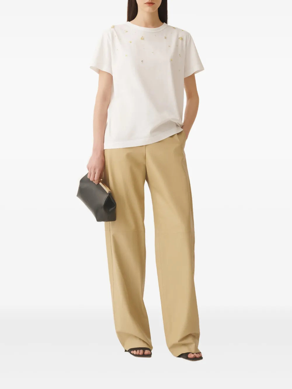 Bead-Embellished T-Shirt