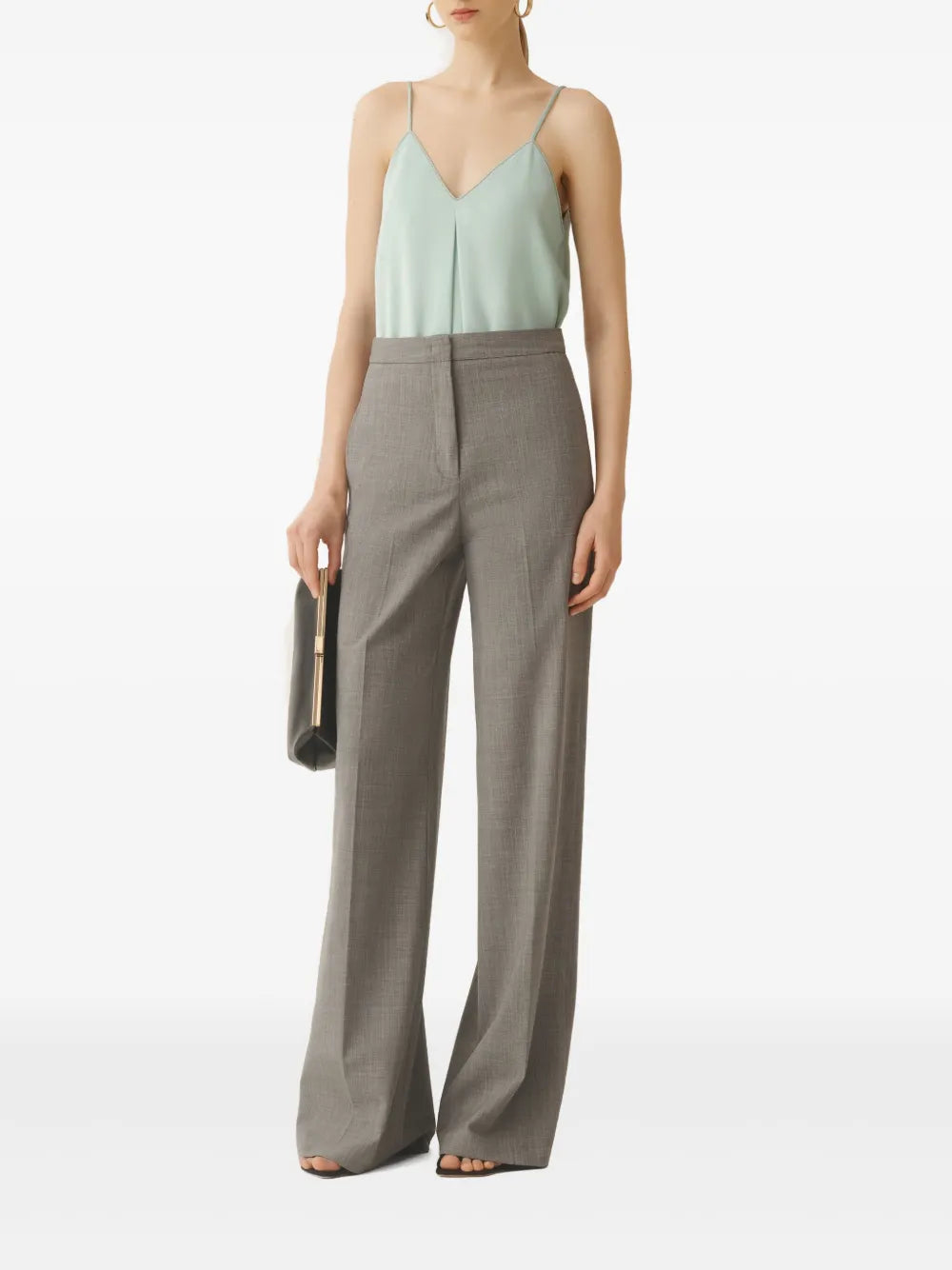 Inverted-Pleat Tank Top