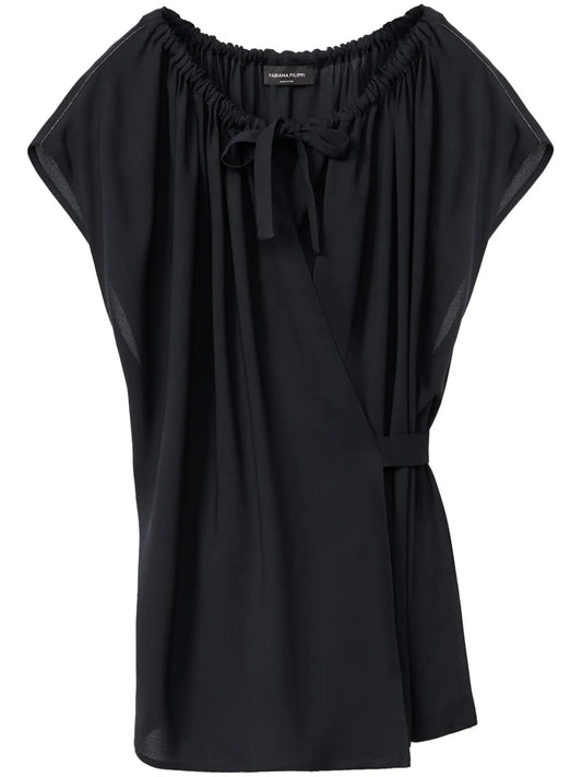 Wrap Design Blouse