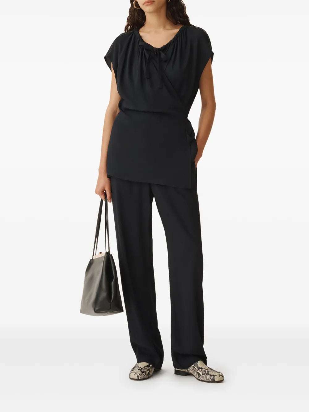 Wrap Design Blouse
