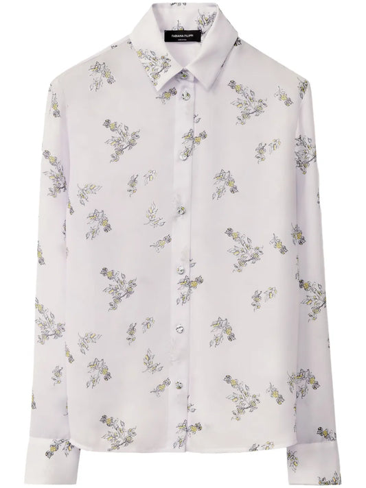 Floral-Print Shirt