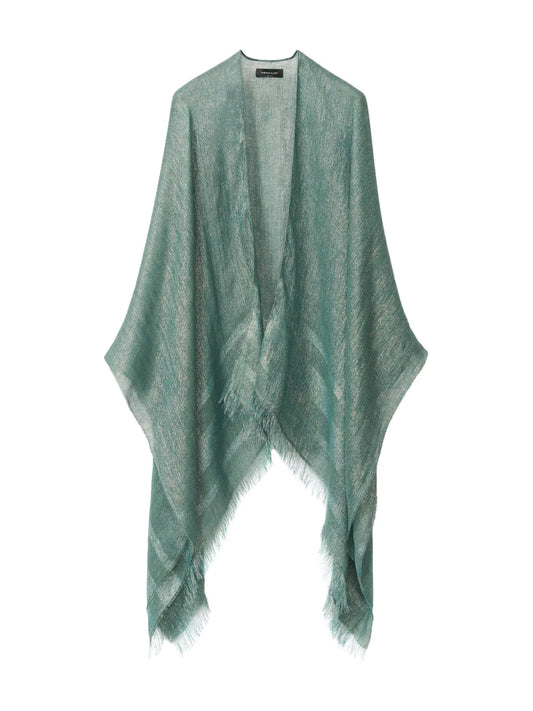 Metallic-Threading Cape