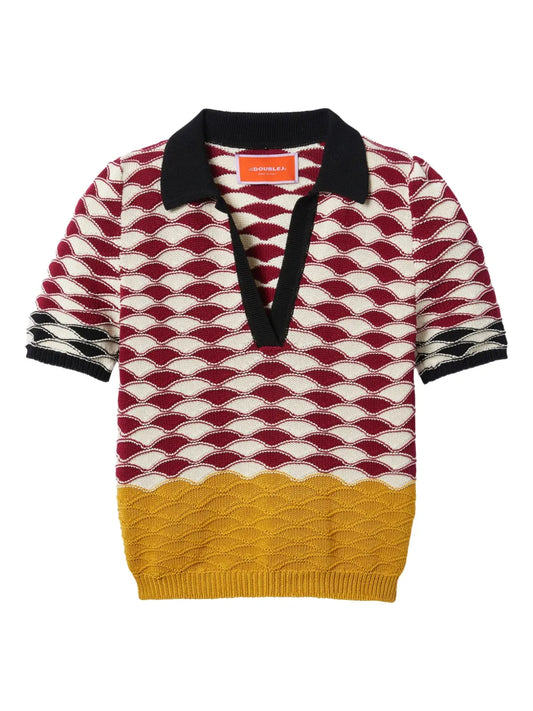 Sunset Polo Top