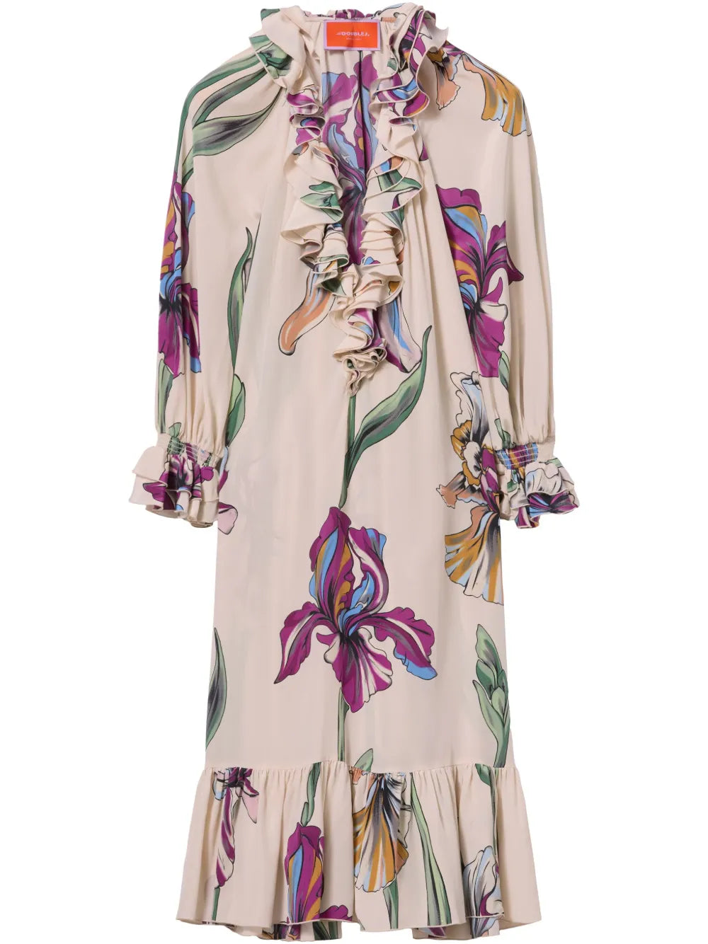 Jude Floral-Print Midi Dress