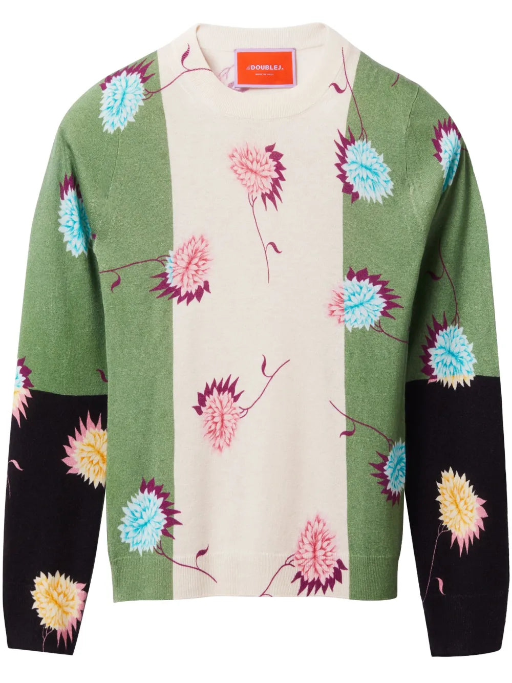 Floral-Print Sweater