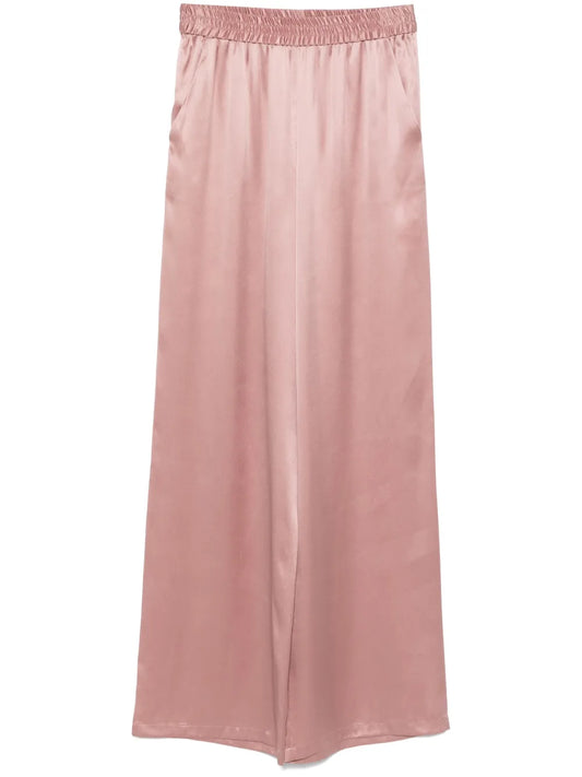 Plain Silk Trousers