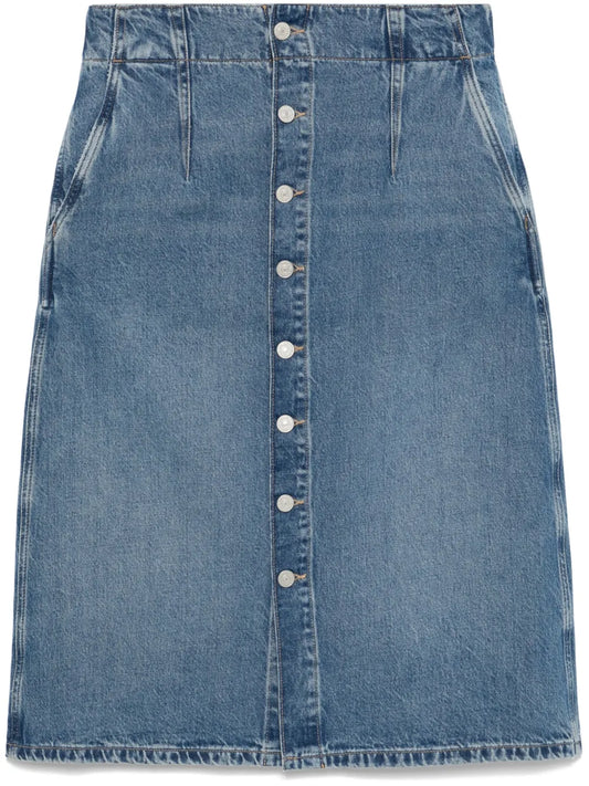 Denim Midi Skirt