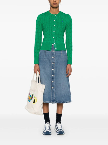 Denim Midi Skirt