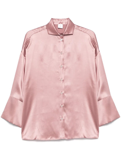 Plain Silk Shirt
