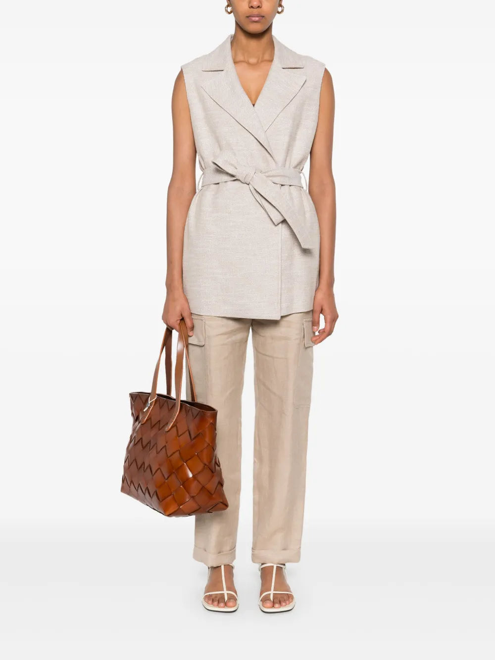Belted Gilet