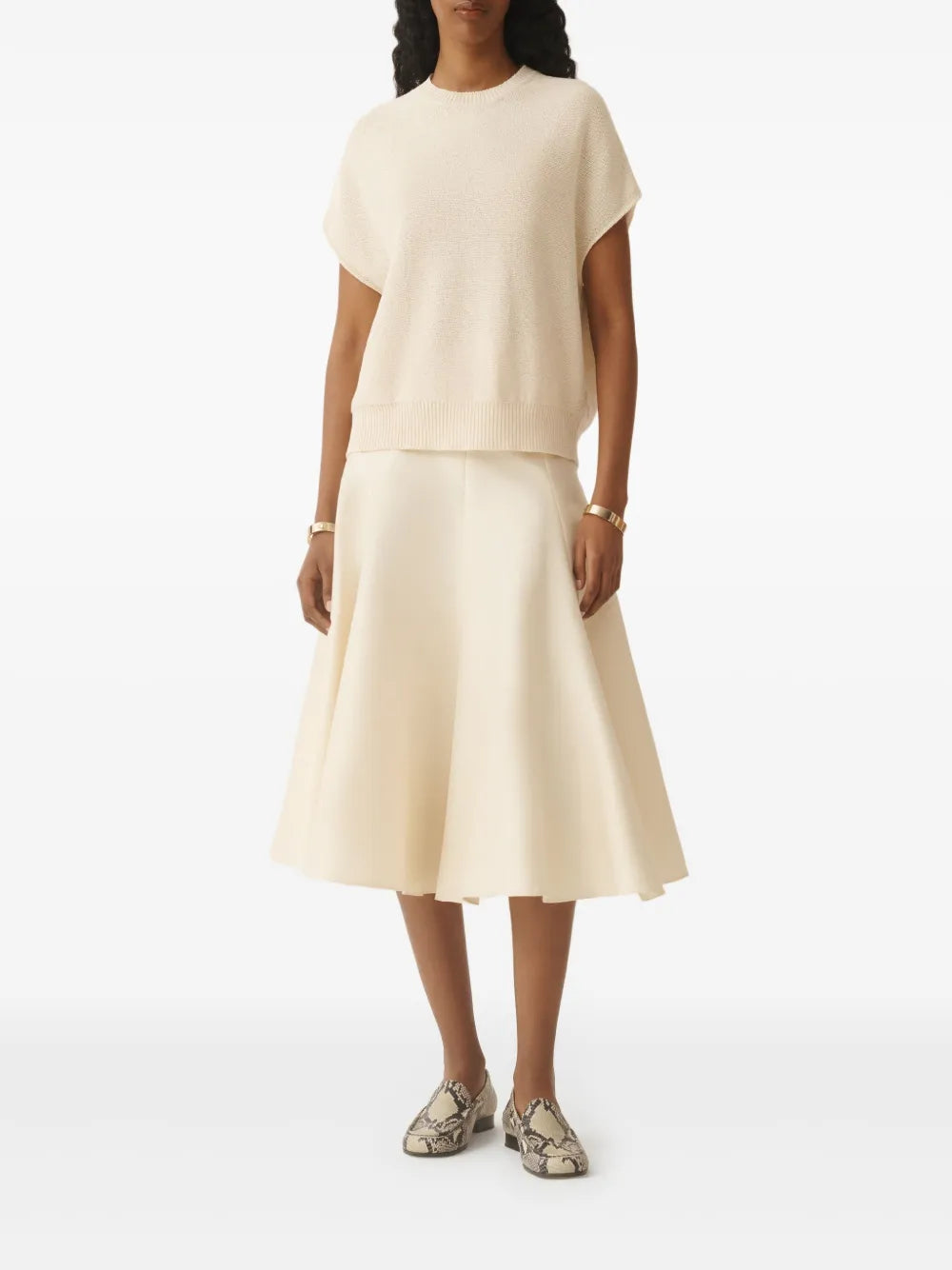 A-Line Midi Skirt